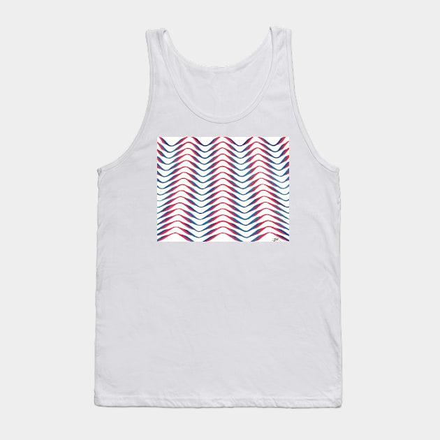 Waves II Tank Top by jamesknightsart